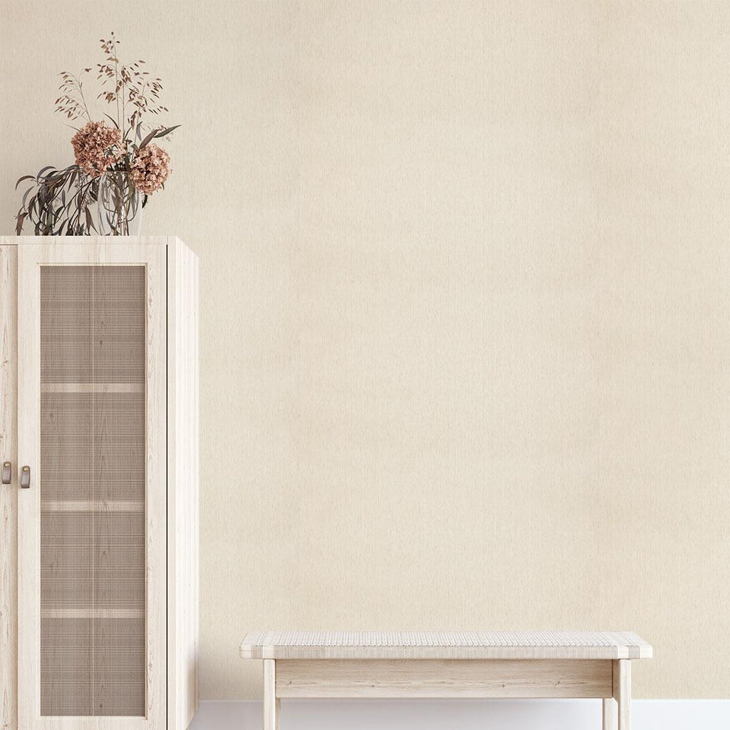 DecoratorsBest Grasscloth Linen Pearl Handwoven Wallpaper, 72 sq. ft.