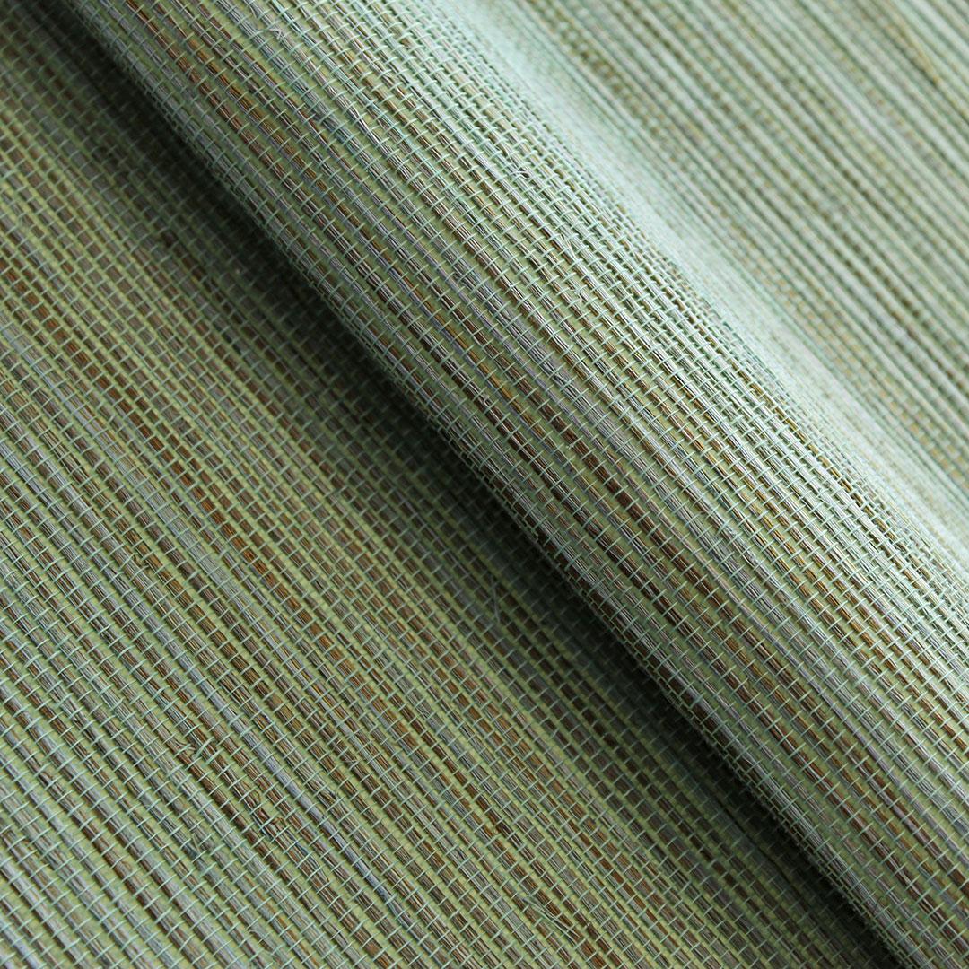 Tempaper Grasscloth Sisal Green Handwoven Wallpaper, 72 sq. ft.