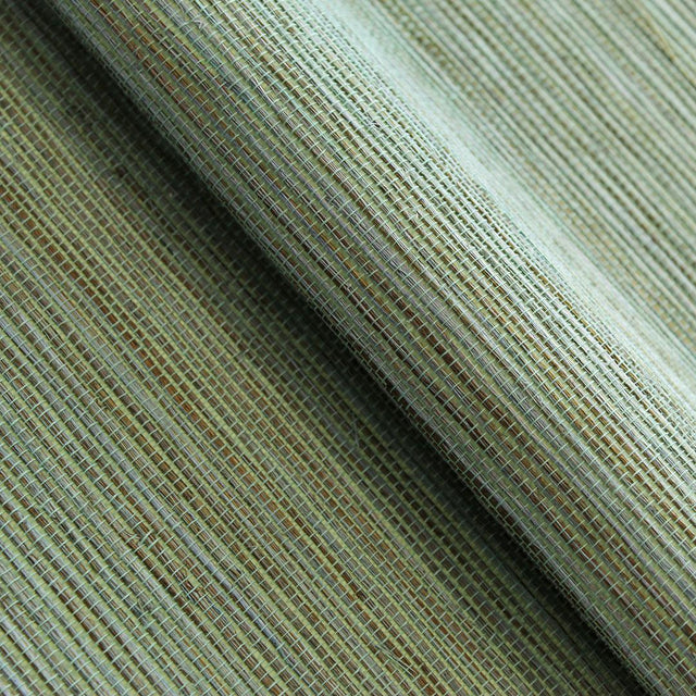 Tempaper Grasscloth Sisal Green Handwoven Wallpaper, 72 sq. ft.