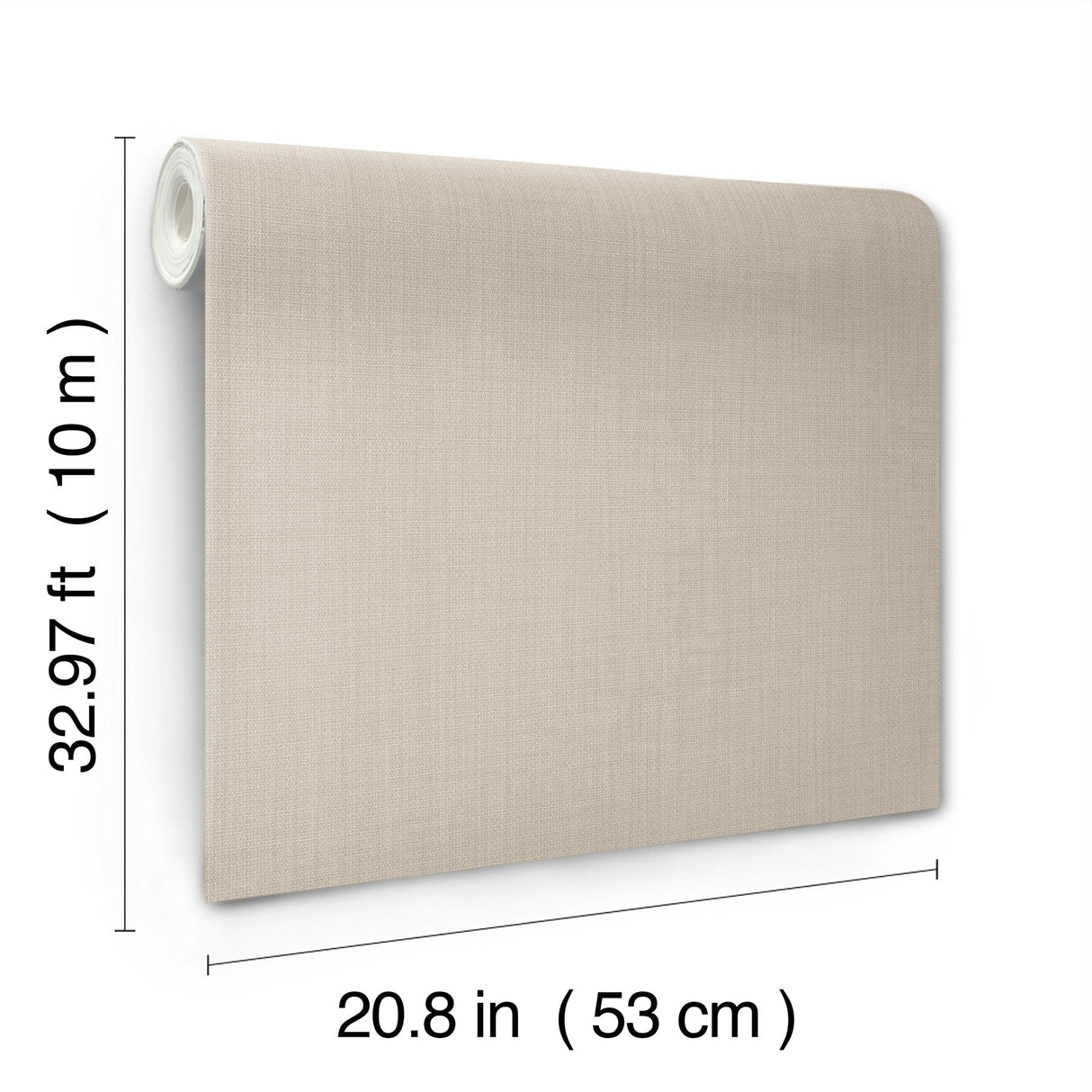 York Linen Sofia Weave Beige Wallpaper