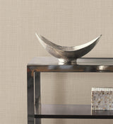York Linen Sofia Weave Beige Wallpaper