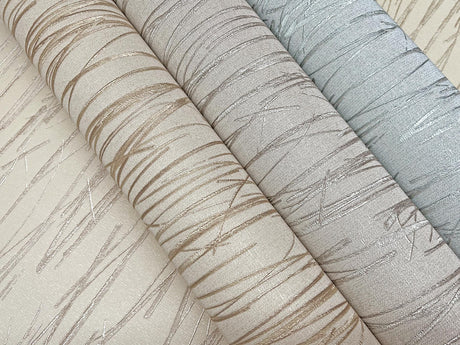 York Grey Piedmont Bamboo Grey Wallpaper