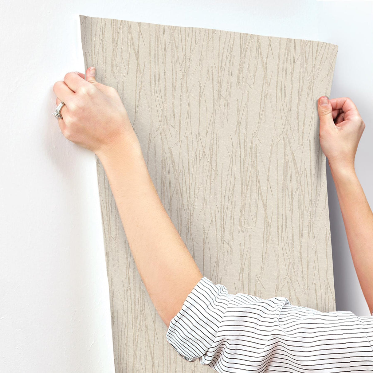 York Ivory Piedmont Bamboo Ivory Wallpaper