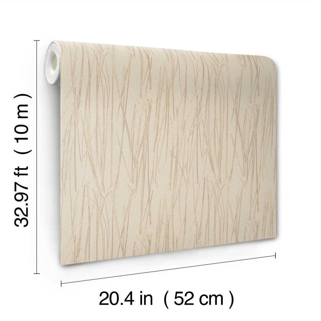 York Linen Piedmont Bamboo Linen Wallpaper