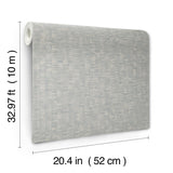 York Smoke Capri Grey Wallpaper