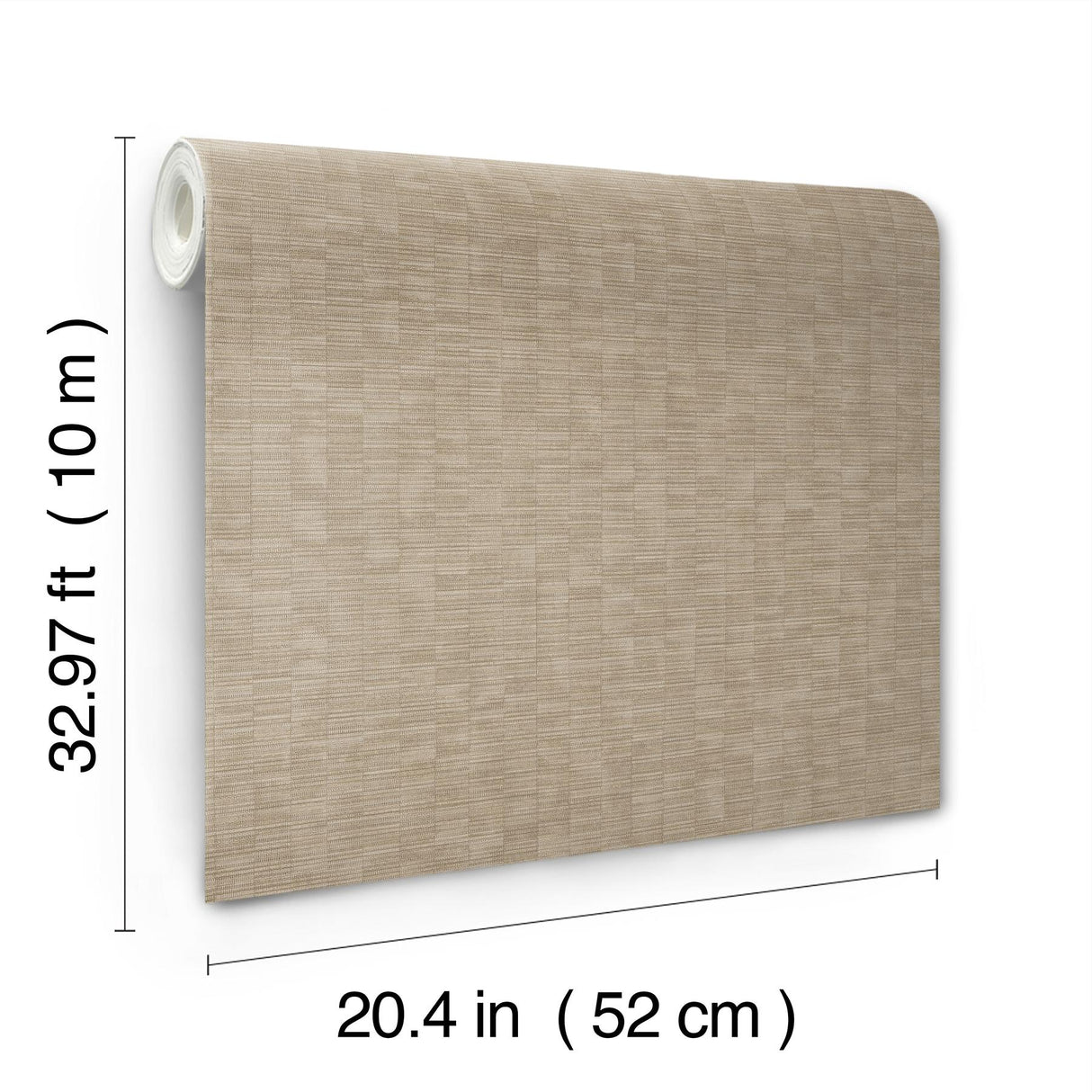York Caramel Capri Brown Wallpaper