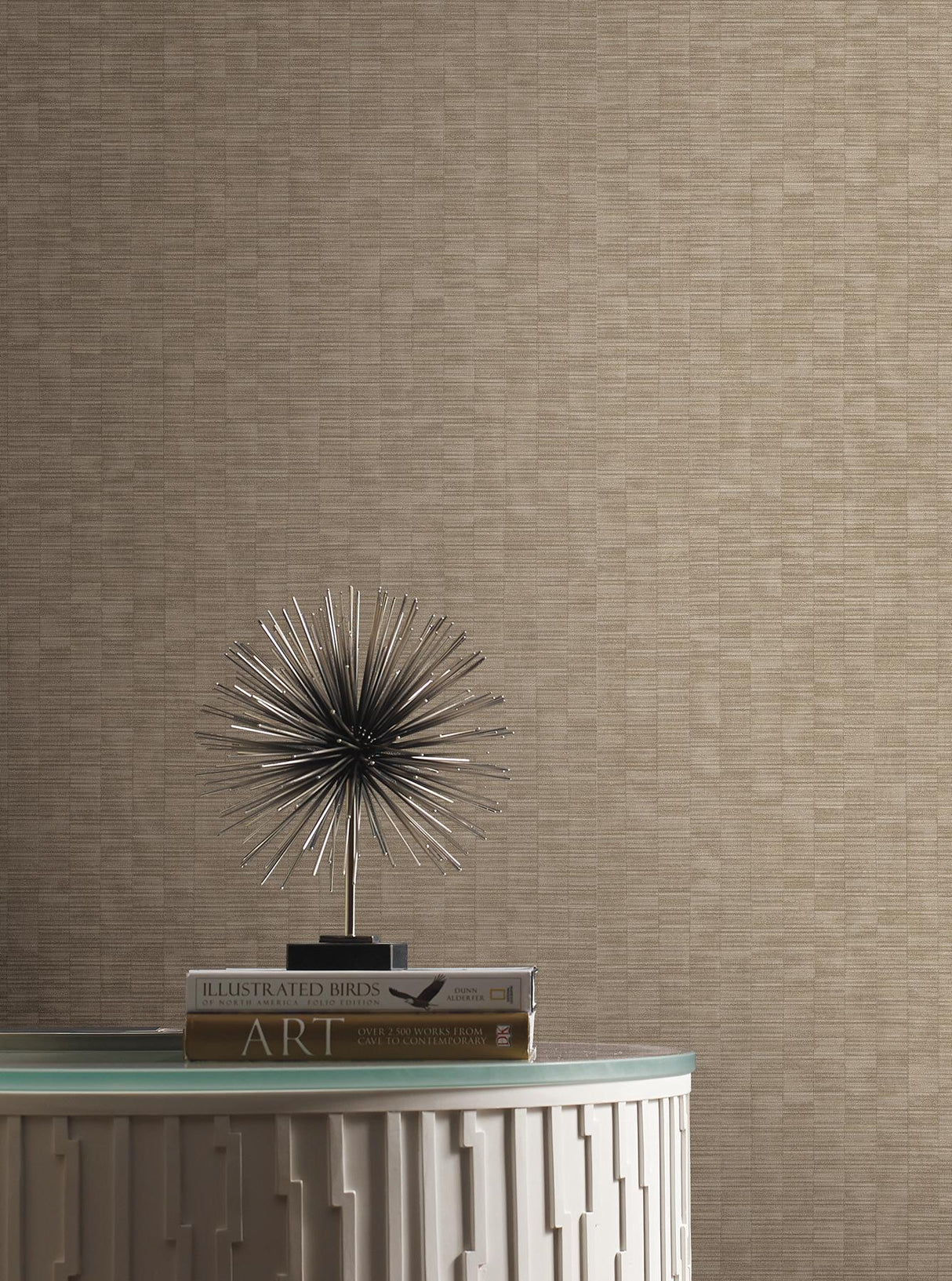 York Caramel Capri Brown Wallpaper