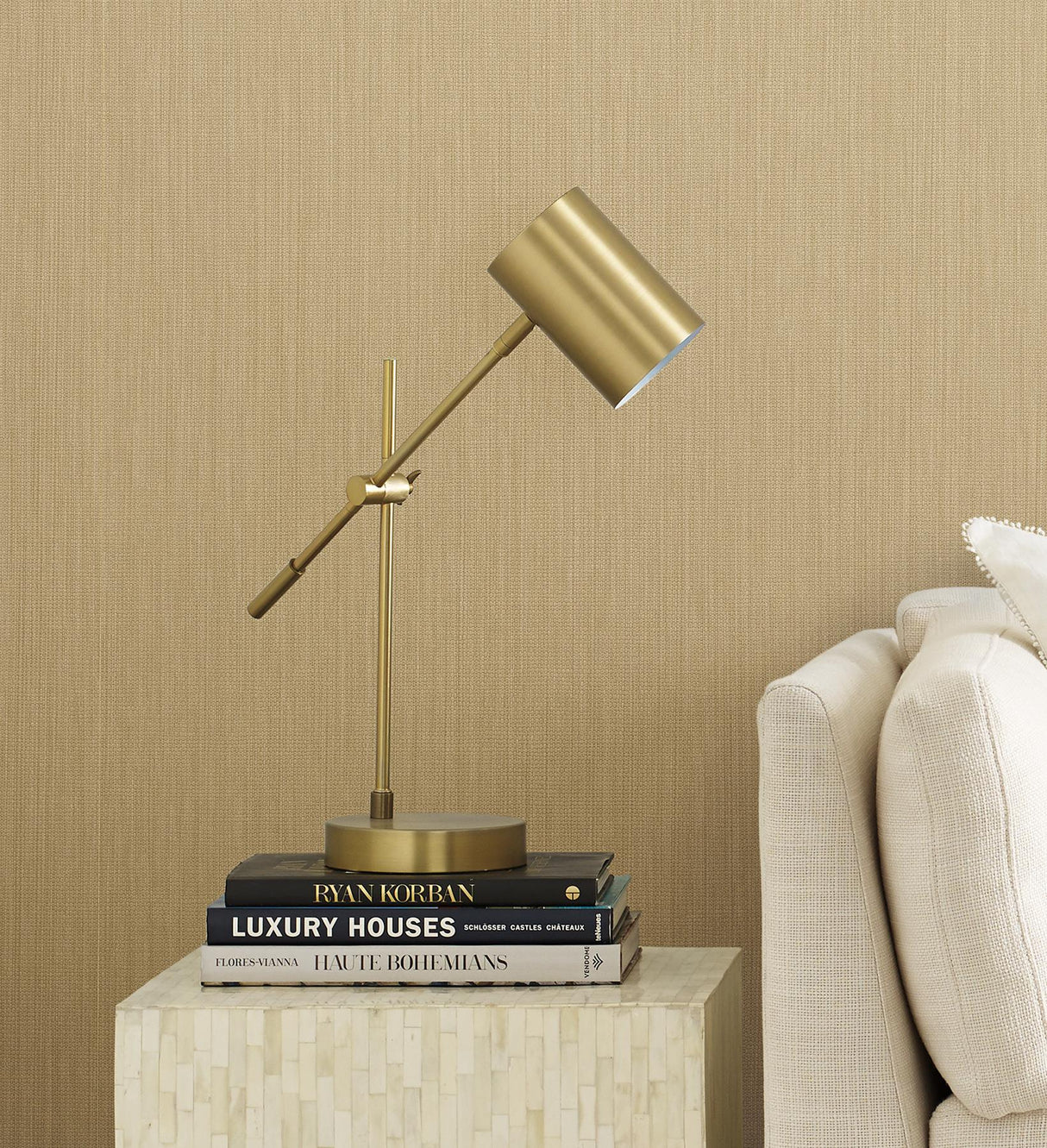 York Straw Nuvola Weave Brown Wallpaper