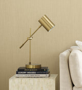 York Yellow Birch Nuvola Weave Beige Wallpaper