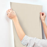 York Champagne Nuvola Weave Champagne Wallpaper