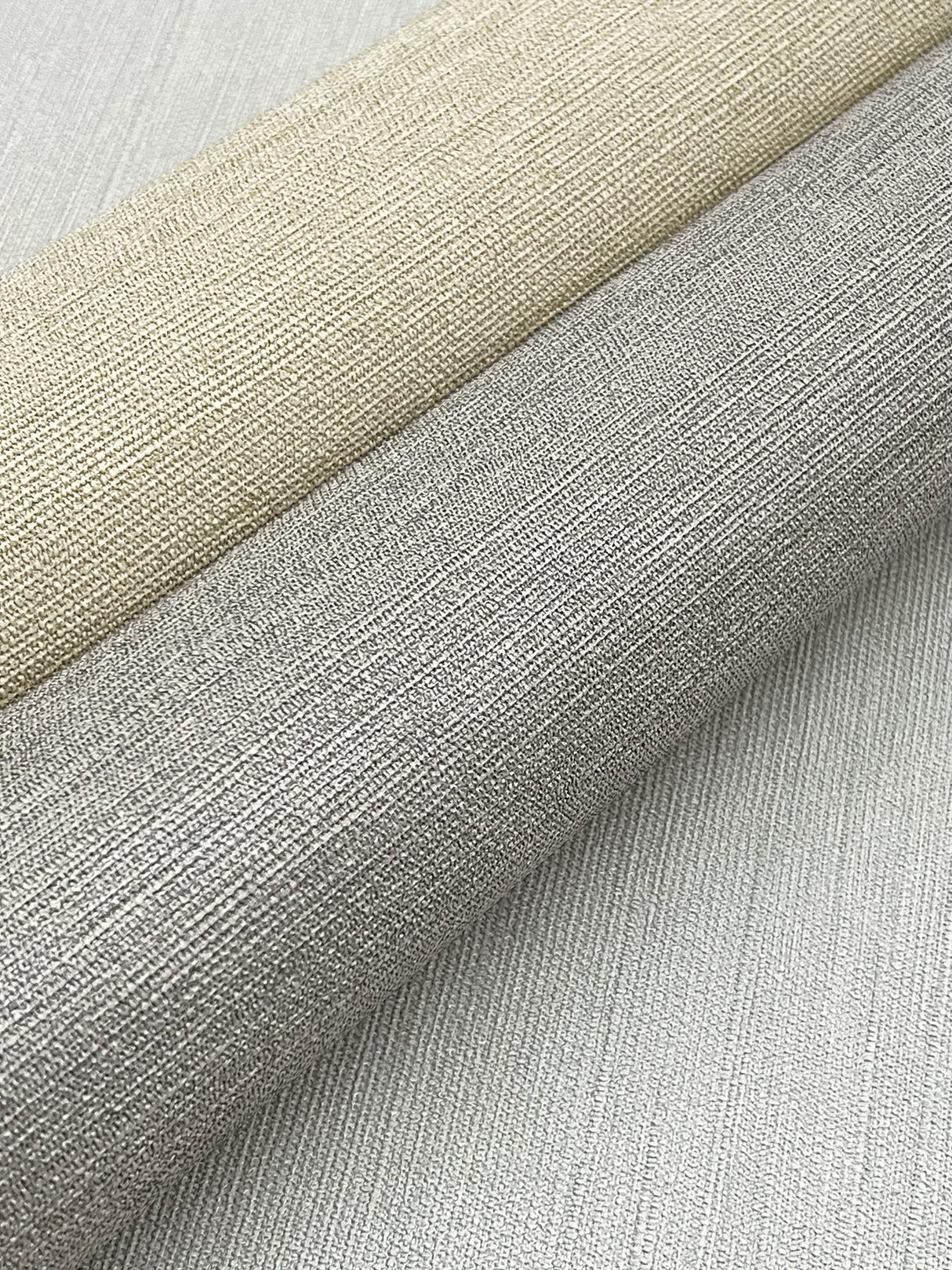 York Cream Shimmering Linen Cream Wallpaper