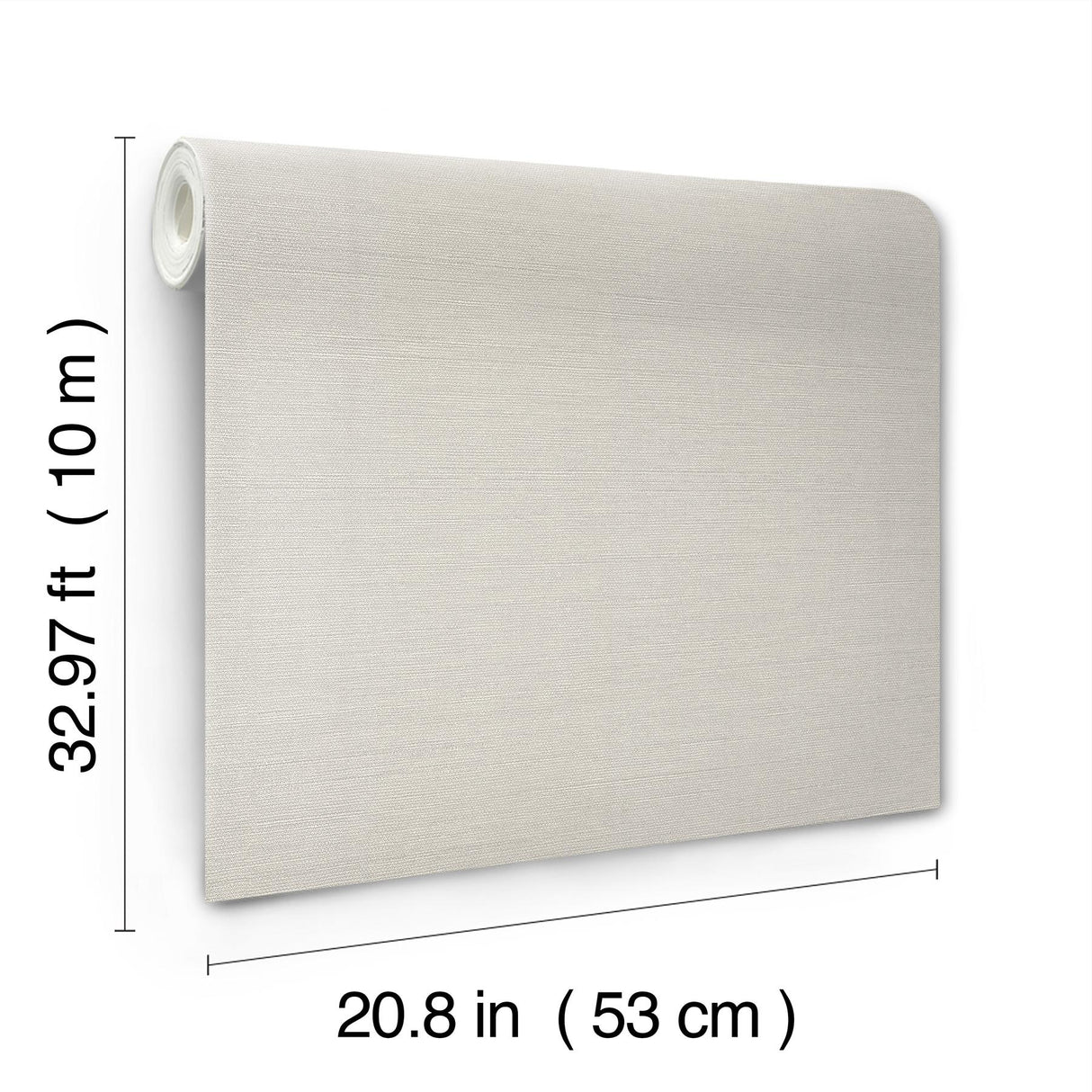 York Ivory Shimmering Linen Ivory Wallpaper