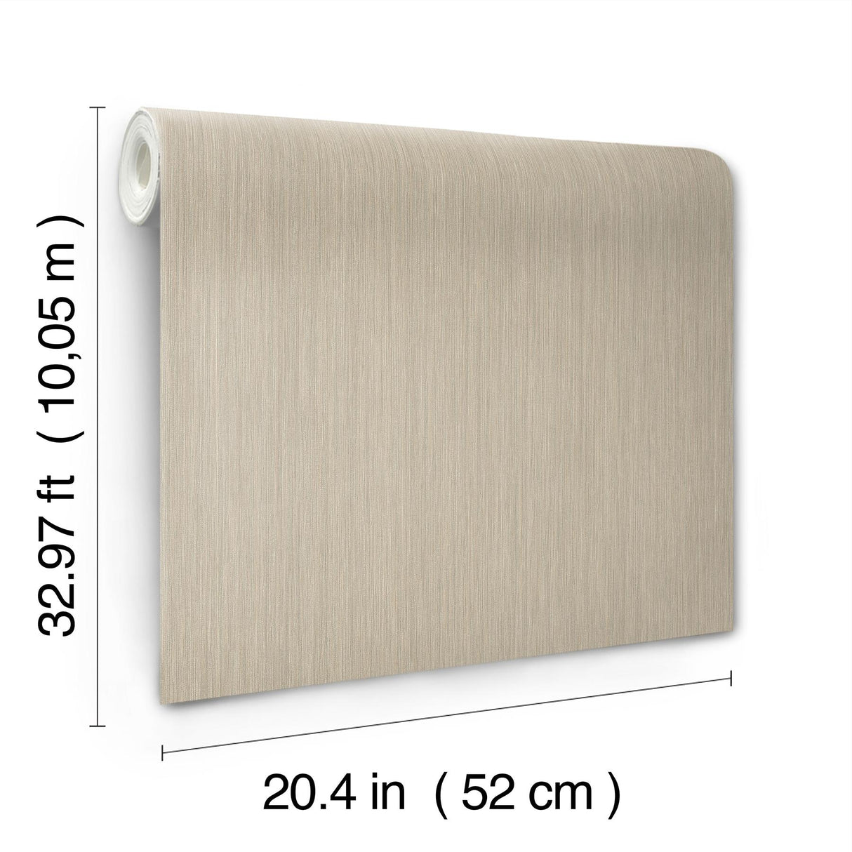 York Sand Soft Rain Brown Wallpaper
