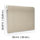 York Sand Soft Rain Brown Wallpaper