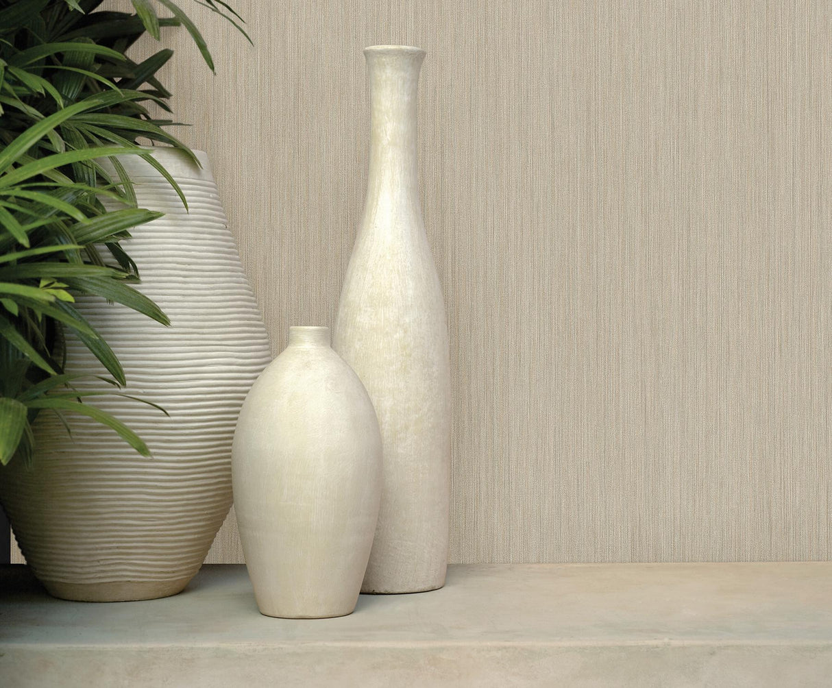 York Sand Soft Rain Brown Wallpaper
