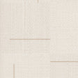 York Linen Geo Block Weave Beige Wallpaper