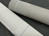 York Black Geo Block Weave Black Wallpaper