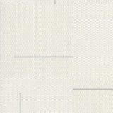 York Ivory Geo Block Weave Ivory Wallpaper
