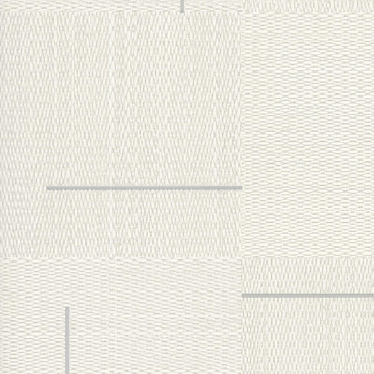York Ivory Geo Block Weave Ivory Wallpaper