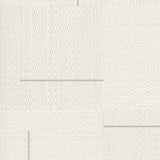 York Ivory Geo Block Weave Ivory Wallpaper