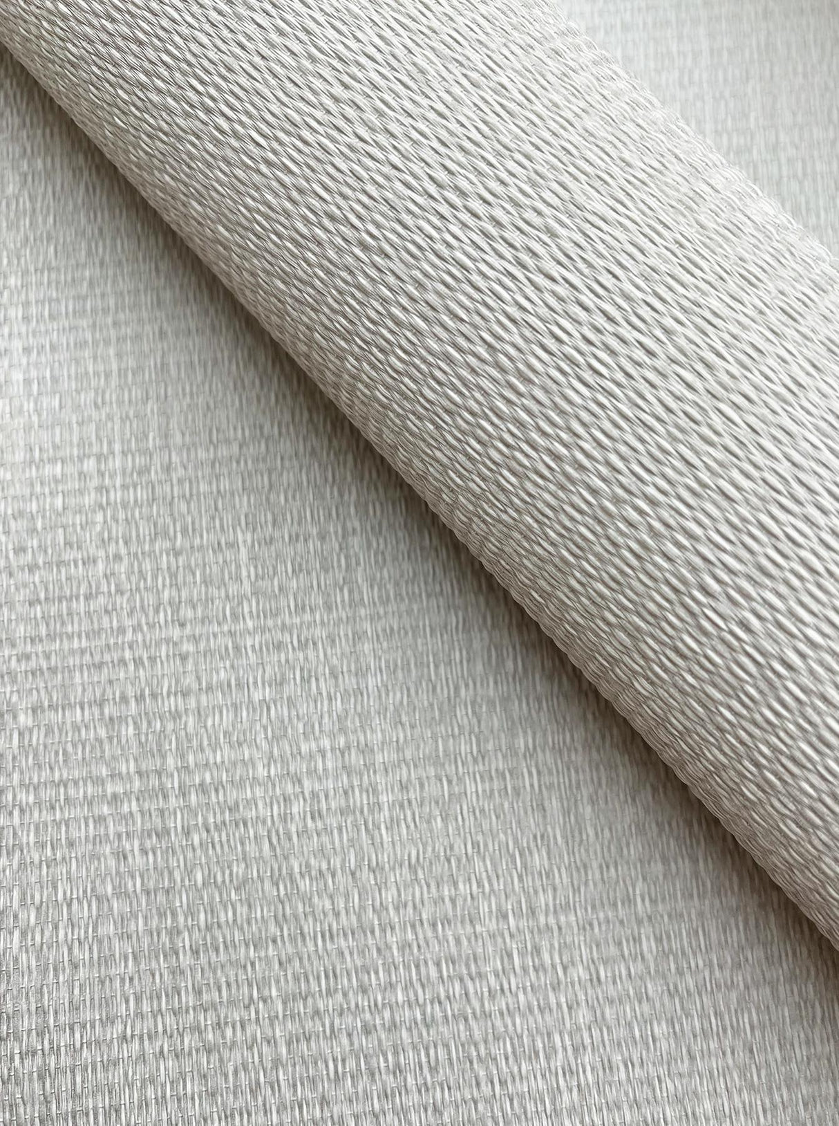 York Warm Grey Bali Basketweave Grey Wallpaper