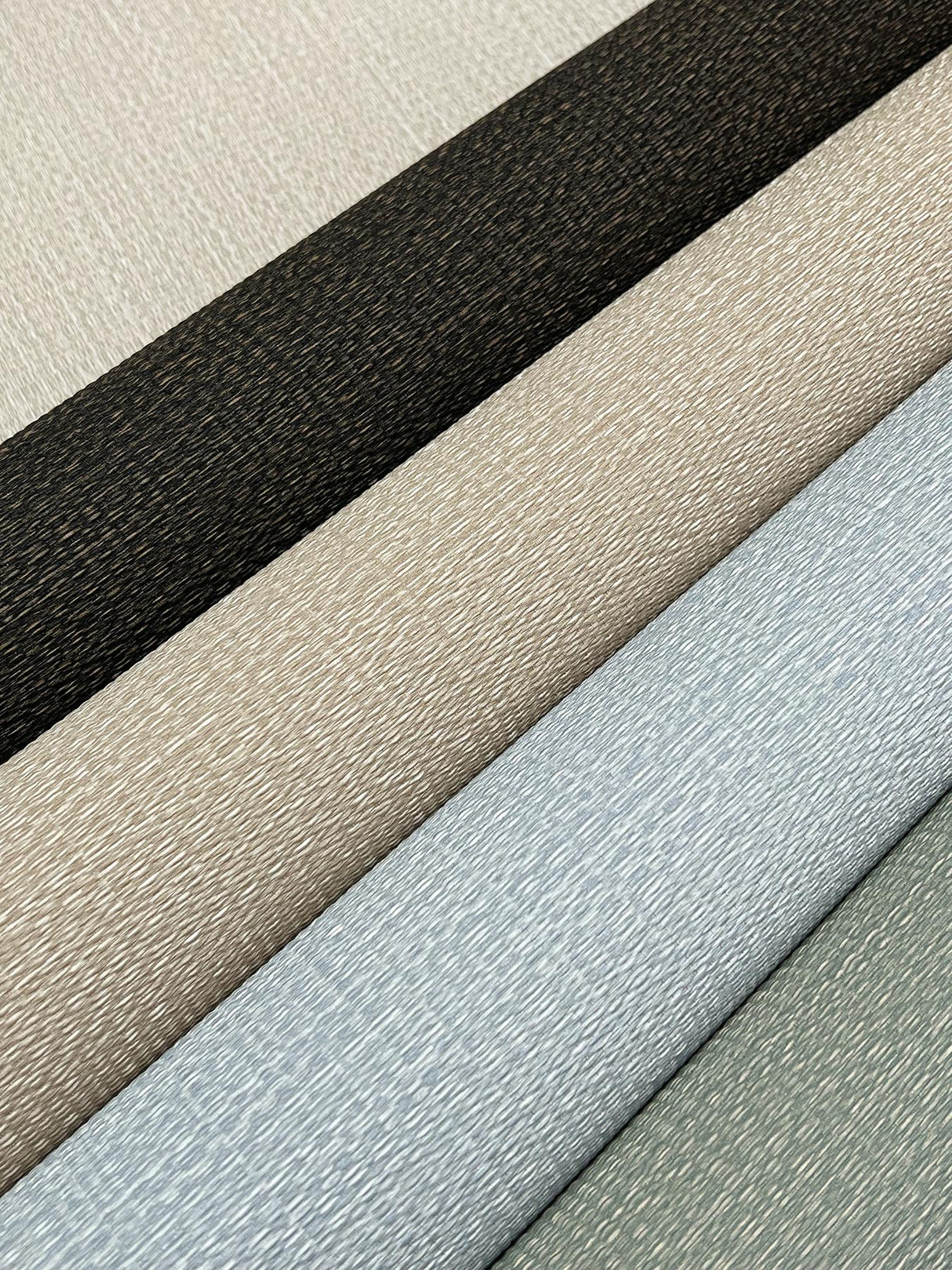 York Smoke Blue Bali Basketweave Blue Wallpaper