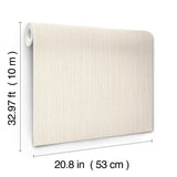 York Linen Dutch Braid Beige Wallpaper