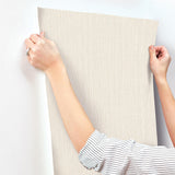 York Linen Dutch Braid Beige Wallpaper