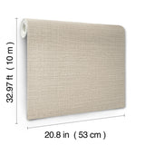 York Beige Scotland Tweed Beige Wallpaper