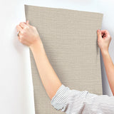 York Beige Scotland Tweed Beige Wallpaper