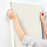 York Cream Sofia Weave Cream Wallpaper