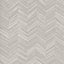 York Light Grey Raised Chevron Grey Wallpaper