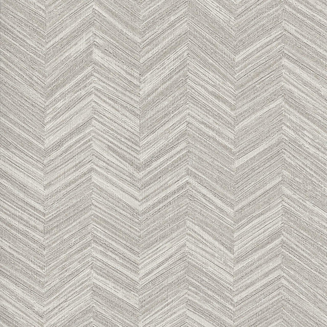 York Light Grey Raised Chevron Grey Wallpaper