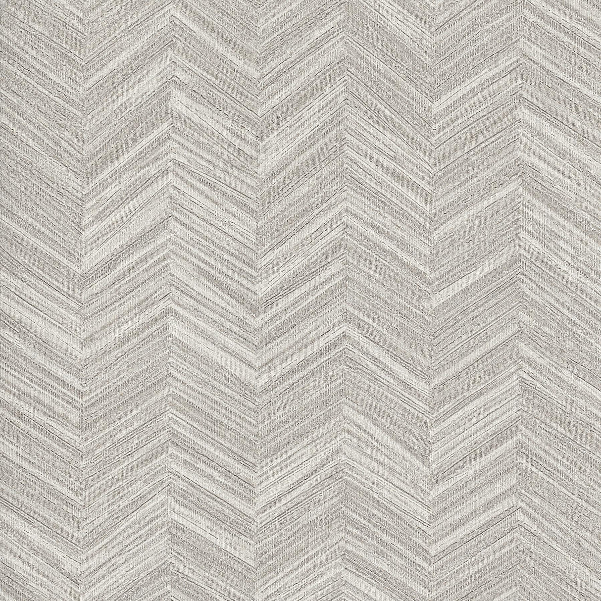 York Light Grey Raised Chevron Grey Wallpaper