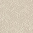 York Beige Raised Chevron Beige Wallpaper