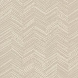 York Beige Raised Chevron Beige Wallpaper