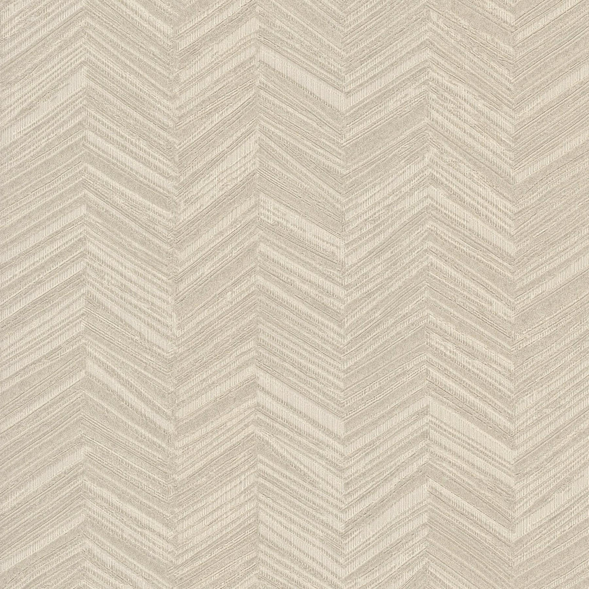 York Beige Raised Chevron Beige Wallpaper