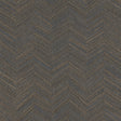 York Royal Blue Raised Chevron Blue Wallpaper