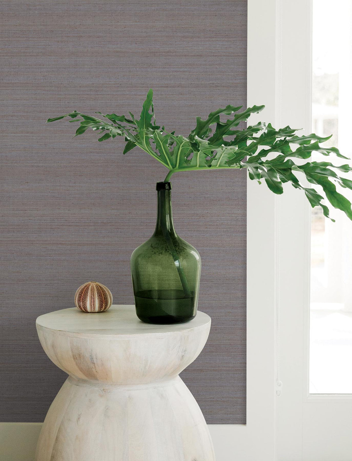 York Midnight Milano Silk Grey Wallpaper