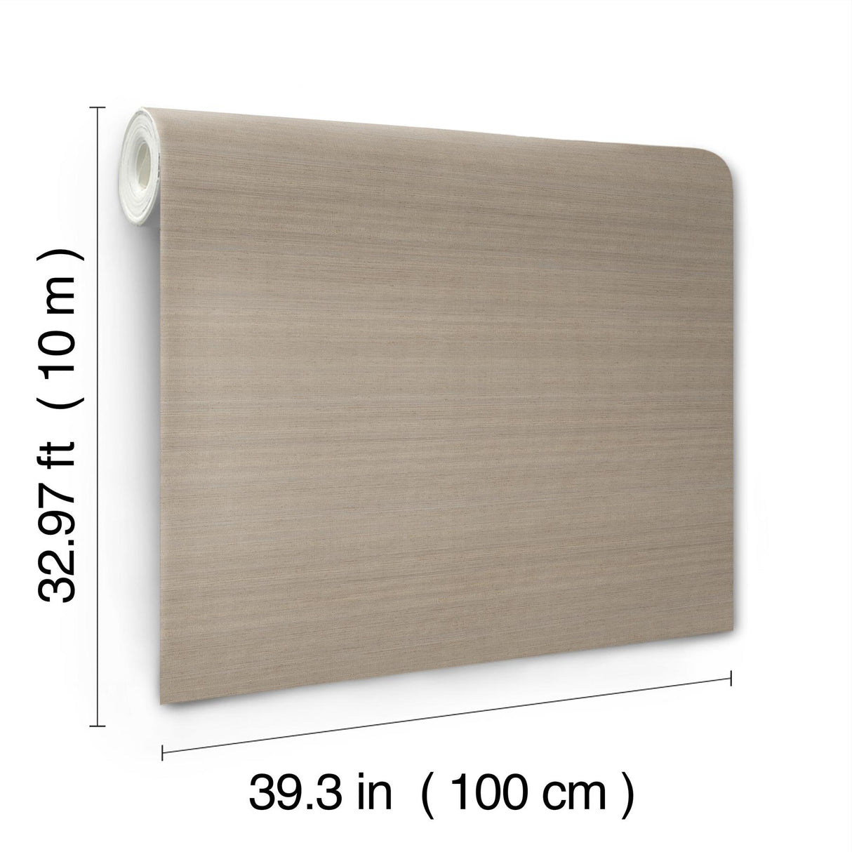 York Mushroom Milano Silk Brown Wallpaper