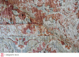 Exquisite The Met X Exquisite Rugs Antique Loom Rust/Blue Area Rug 0.02'X9.0' Rug