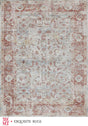 Exquisite Rugs The Met X Exquisite Rugs Antique Loom 5595 Blue/Rust 10' x 14' Area Rug