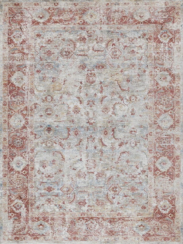 Exquisite Rugs The Met X Exquisite Rugs Antique Loom 5595 Blue/Rust 12' x 15' Area Rug