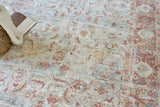 Exquisite Rugs Antique Loom 5595 Blue/Rust Polyester powerloom 15' x 12' Area Rug