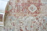 Exquisite Rugs Antique Loom 5595 Blue/Rust Polyester powerloom 15' x 12' Area Rug