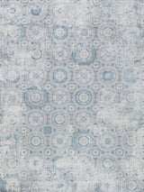 Exquisite Rugs Legacy 5662 Ivory/Blue Acrylic/Viscose powerloom 15' x 12' Area Rug