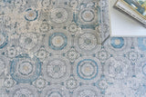 Exquisite Rugs The Met X Exquisite Rugs Legacy 5662 Ivory/Blue 8' x 10' Area Rug