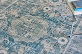 Exquisite Rugs The Met X Exquisite Rugs Legacy 5663 Blue/Ivory 8' x 10' Area Rug