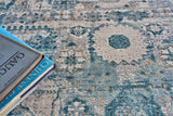 Exquisite Rugs The Met X Exquisite Rugs Legacy 5663 Blue/Ivory 8' x 10' Area Rug