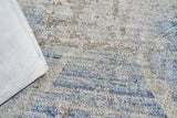 Exquisite Rugs The Met X Exquisite Rugs Vintage Looms 5673 Light Blue/Beige 1' x 1.5' Area Rug